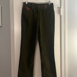 Beretta coudroy dark green pants